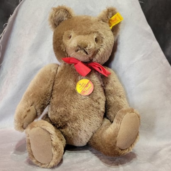 Vintage Steiff W. Germany Stuffed Mohair Teddy Bear - Picture 2 of 7